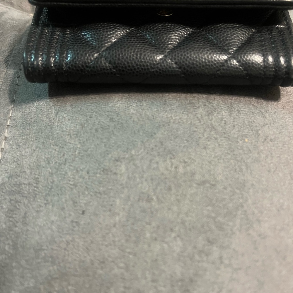 Black Chanel Card holder, wallet